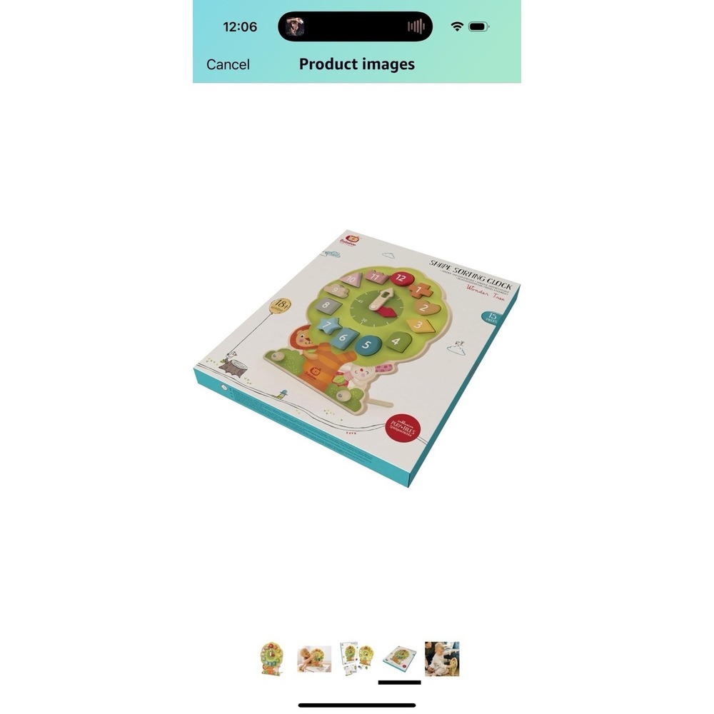 Bababoo‎ Sorting and Learning Clock - Picture 5 of 6